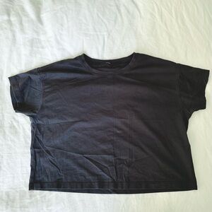 Lululemon Athletica Black Cropped Tee